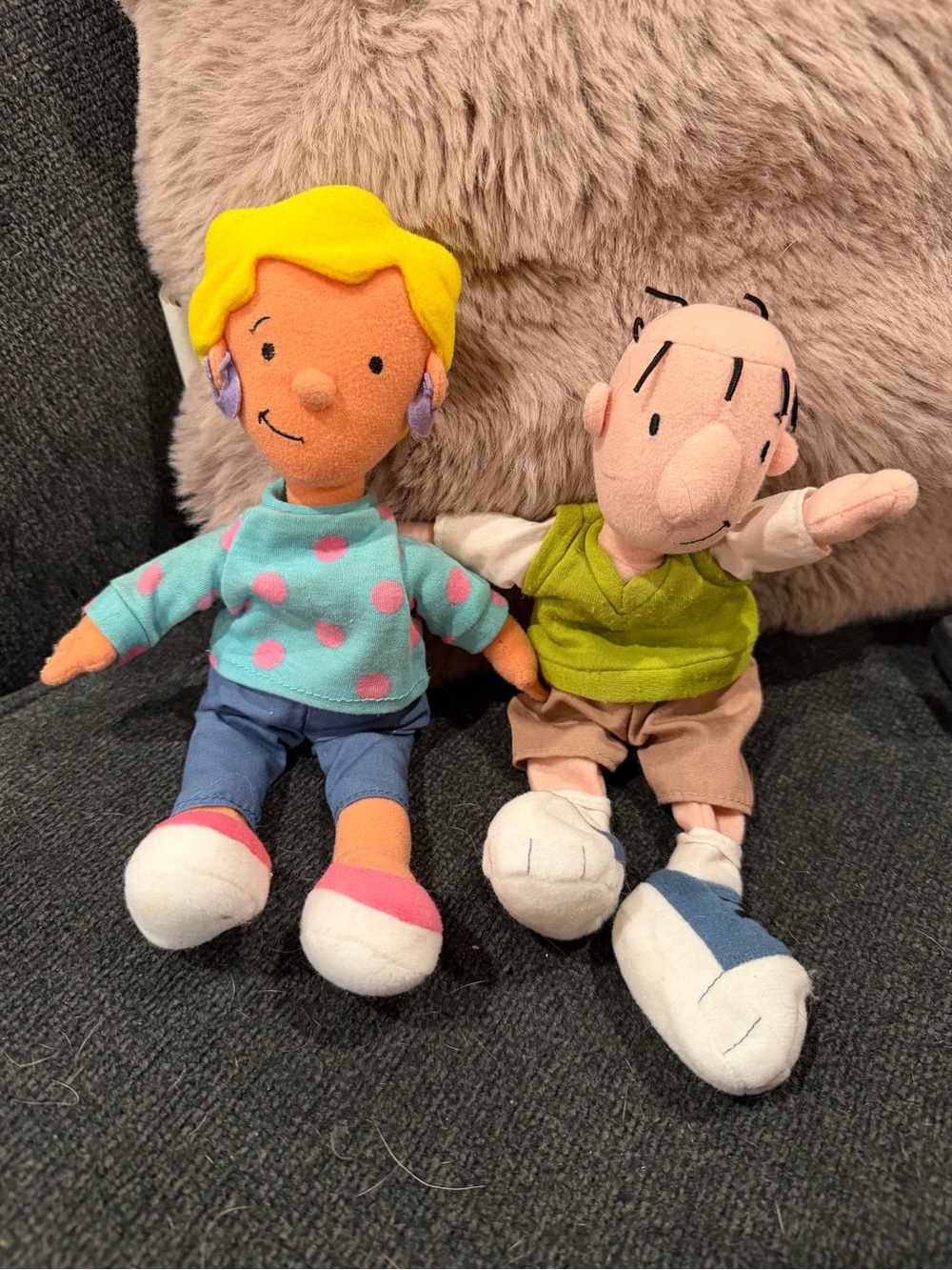 Disney store Doug and Patty bean bag plush lot